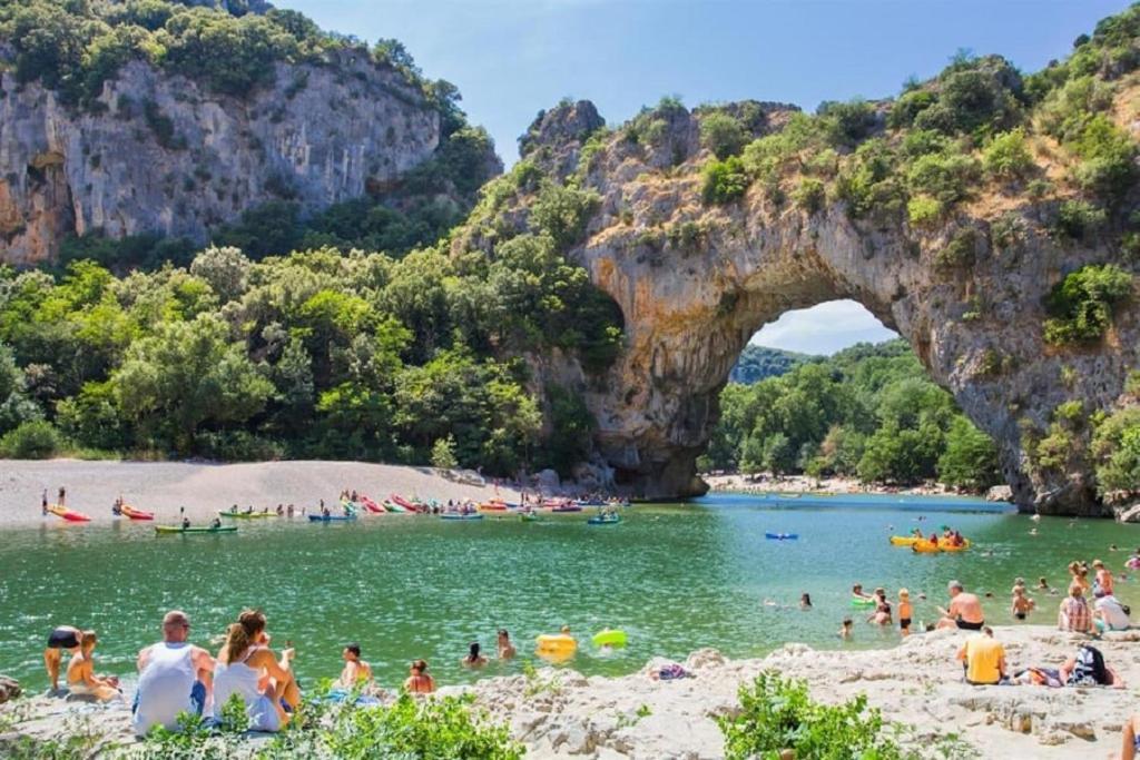 Chalet "Le Petit Olivier" Gites Appart 'Hotel L'Echappee Belle D'Aubenas Logement 2 Sur 3 외부 사진