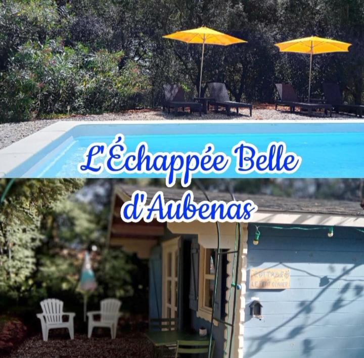 Chalet "Le Petit Olivier" Gites Appart 'Hotel L'Echappee Belle D'Aubenas Logement 2 Sur 3 외부 사진